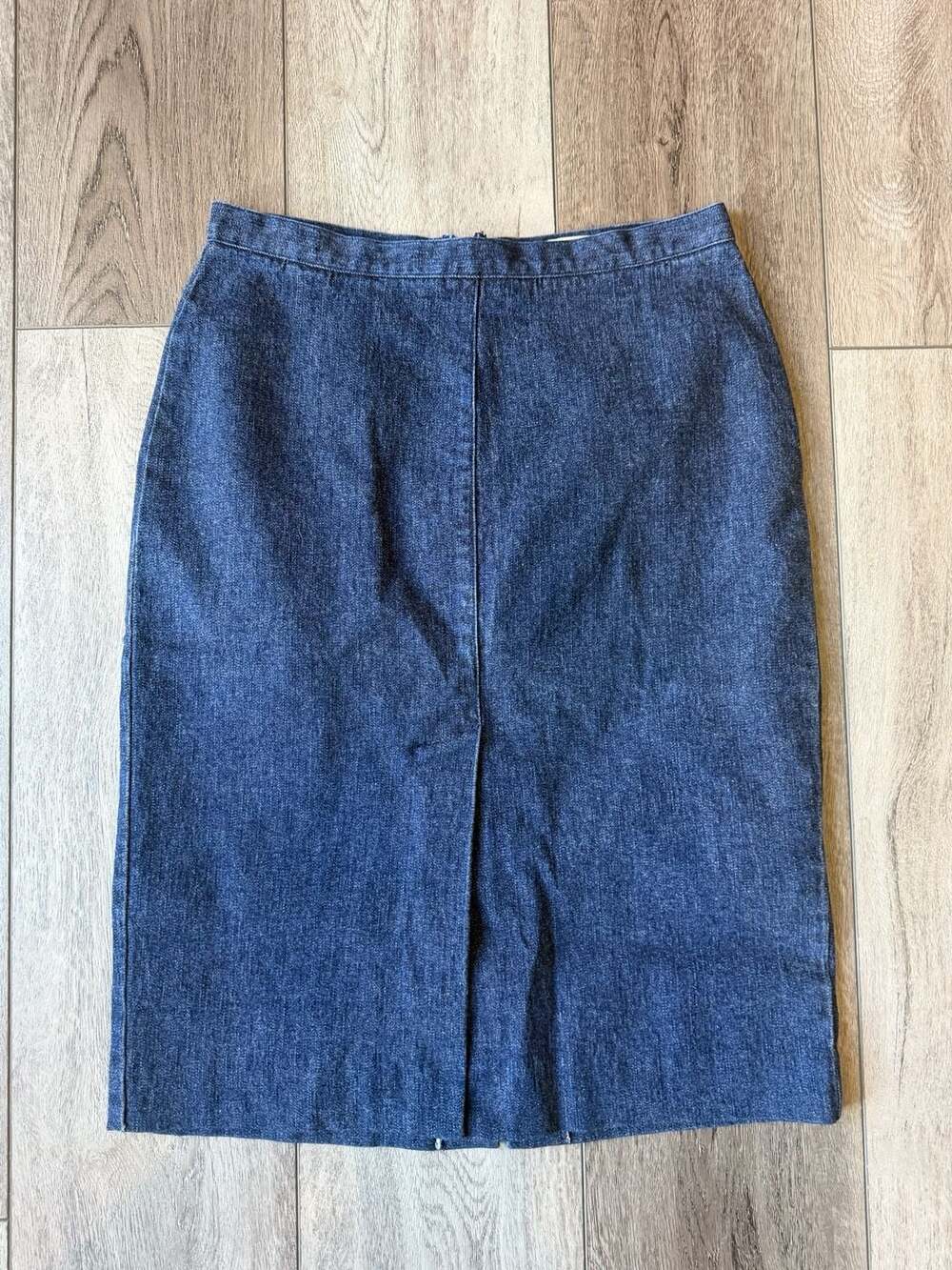 Tommy Hilfiger Y2K Denim Skirt Size 4 Blue Cotton Pencil